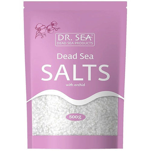 Натуральная минеральная соль Мертвого моря обогащенная экстрактом орхидеи